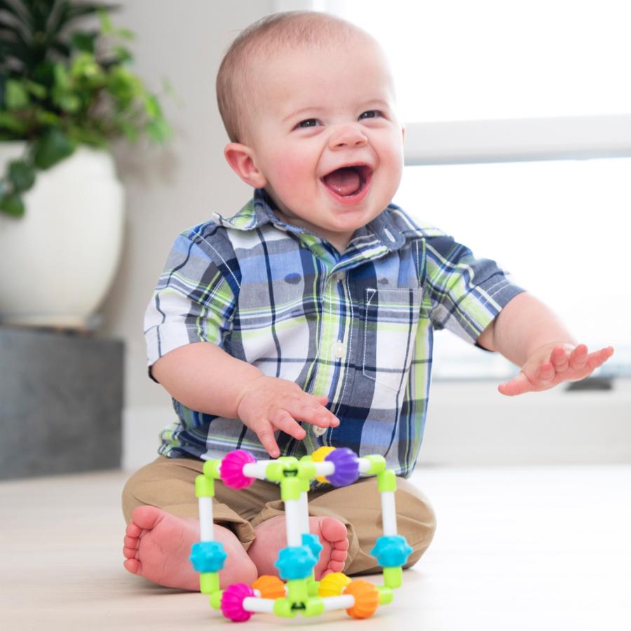 Fat Brain Toys Quubi with Happy Baby