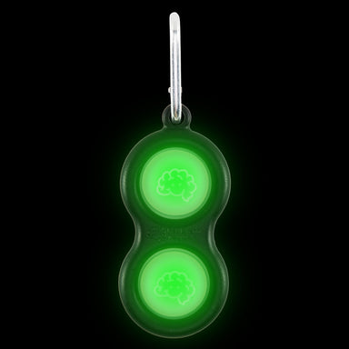 Fat Brain Toys Simple Dimpl Glow In The Dark Sensory Keychain 2