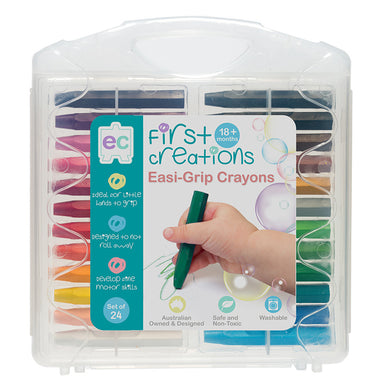 Educational Colours First Creations Easi-Grip Crayons Case