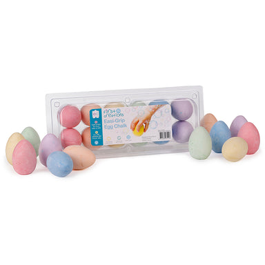 First Creations Easi-Grip Egg Chalk Set of 12