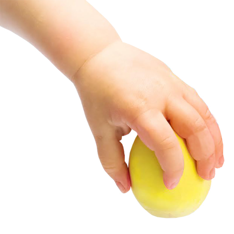 First Creations Easi-Grip Egg Chalk Set of 6 Yellow
