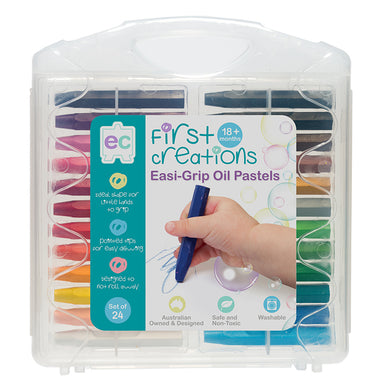 Educational Colours First Creations Easi-Grip Oil Pastels Case