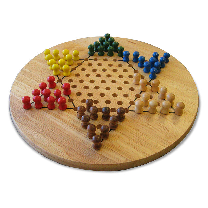 Fun Factory Chinese Checkers Wooden Game