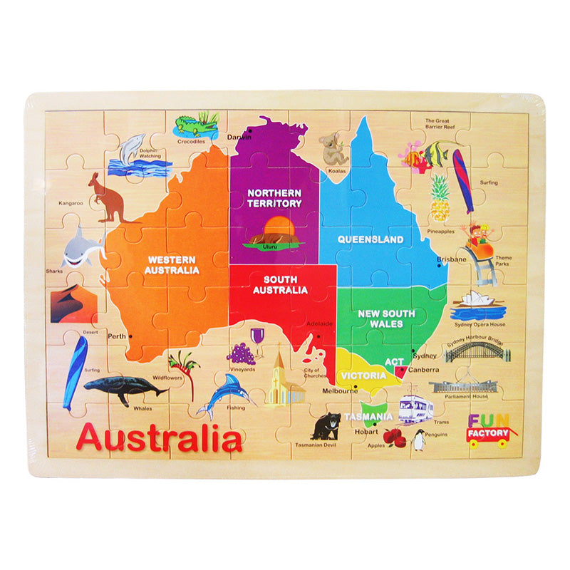 Fun Factory Australian Map Puzzle