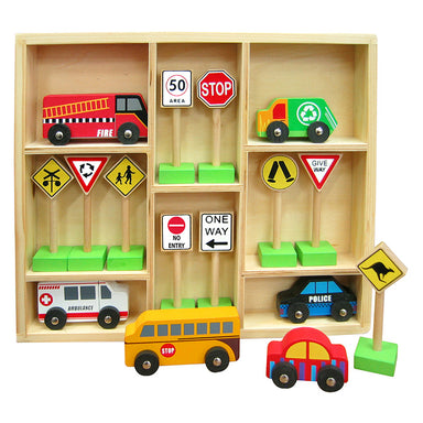 Fun Factory Vehicle and Traffic Sign Set