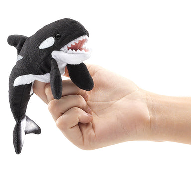 Folkmanis Mini Orca Whale Finger Puppet