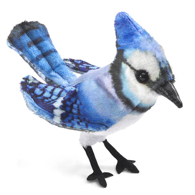 Folkmanis Mini Blue Jay Finger Puppet