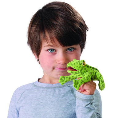 Folkmanis Mini Frog Finger Puppet Boy