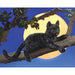 Folkmanis Black Cat Hand Puppet Moon