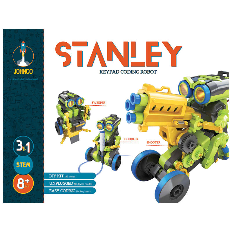 Johnco Stanley 3 in 1 Keypad Coding Robot Box