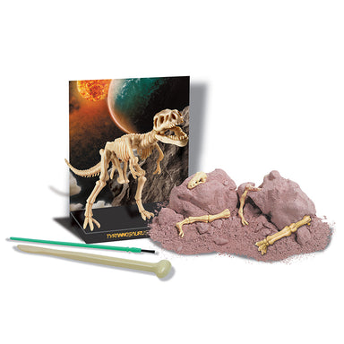 4M Dig a Dinosaur Skeleton Tyrannosaurus Rex Contents