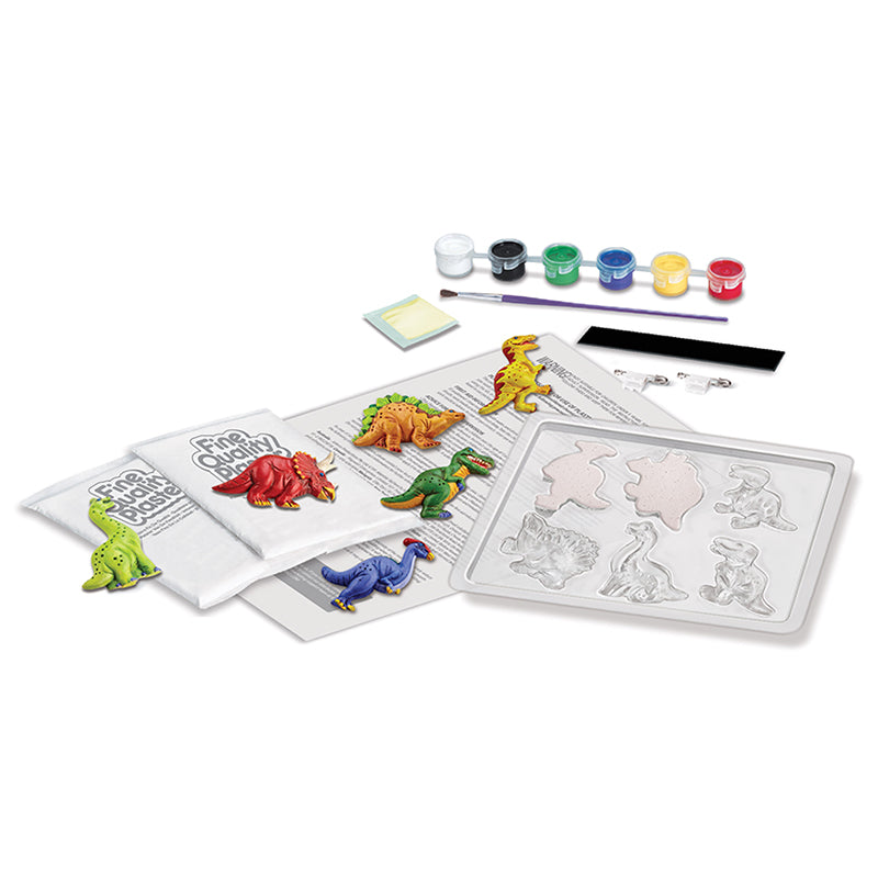 4M Mould and Paint Craft Kit - Dinosaurs Contents