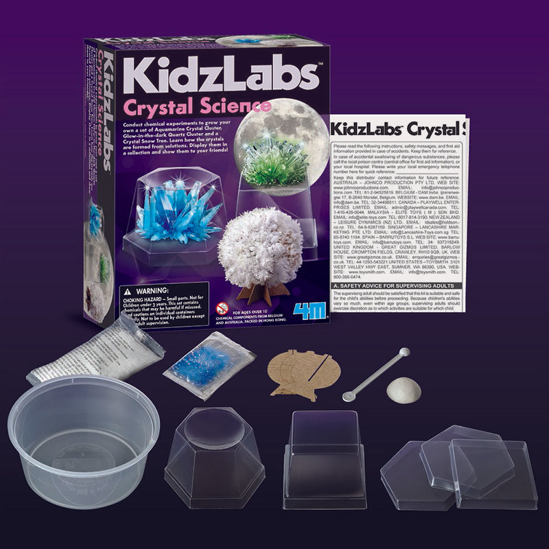 4M Kidzlabs Crystal Science Kit Contents