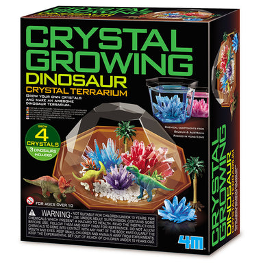 4M Crystal Growing - Dinosaur Crystal Terrarium Box