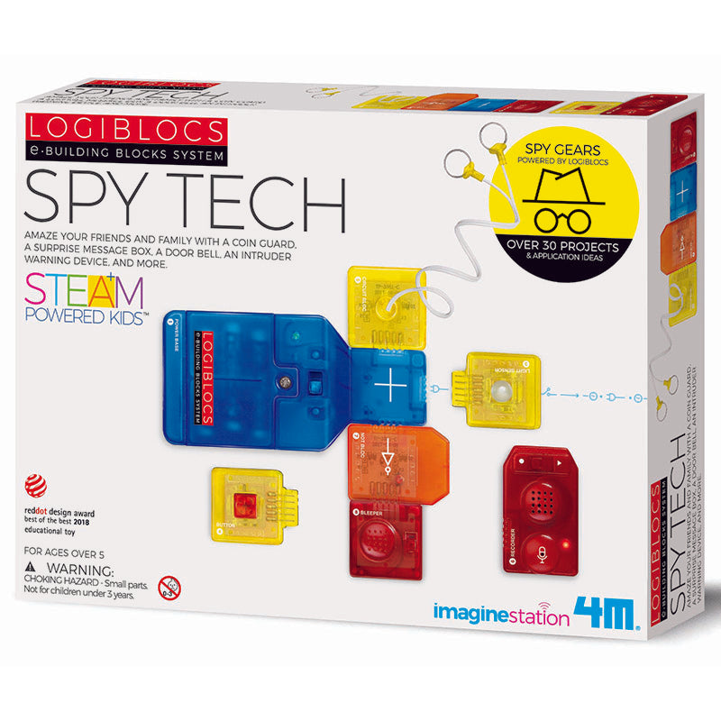 4M Logiblocs Spy Tech Box