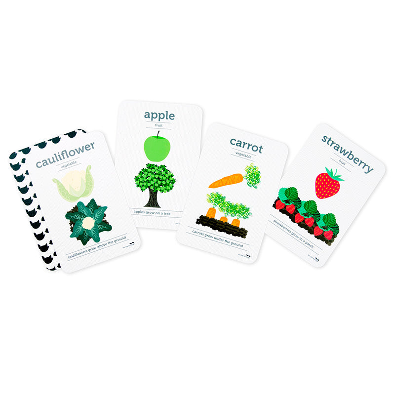 Two Little Ducklings Fruit & Vegetable Flash Cards