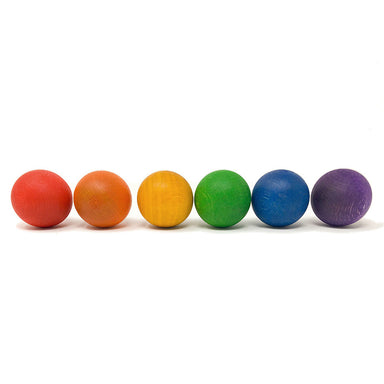 Grapat 6 Colour Wooden Balls Line