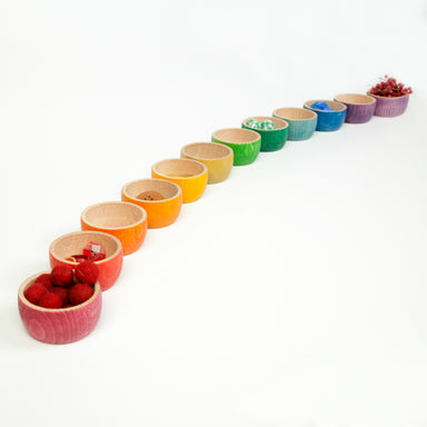 Grapat 12 Bowls Rainbow Lined