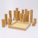 Grimm's Rollers Large Building Set Natural Contents