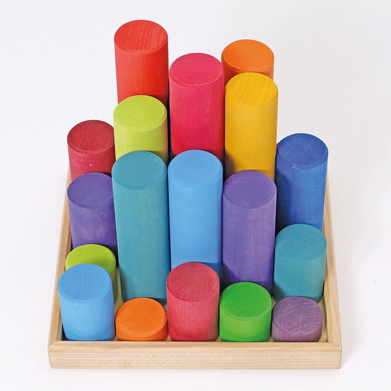 Grimm's Rollers Large Building Set Rainbow Top