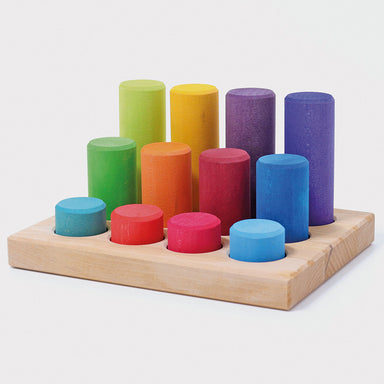 Grimm's Stacking Game Small Rainbow Rollers