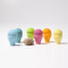 Grimm's Pastel Rainbow Wooden Mushroom 12