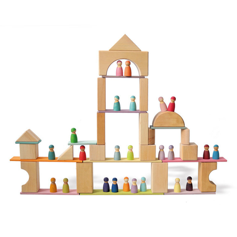 Grimm's Building Boards Pastel Castle