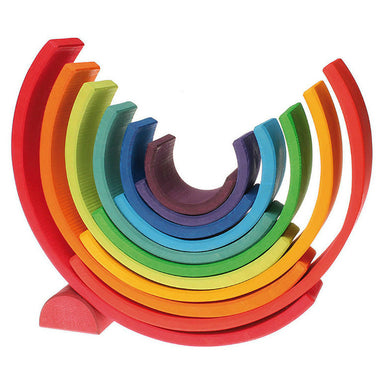 Grimm's Large Wooden Rainbow Stacker 10670 Eco Wooden Toy Ecotoy