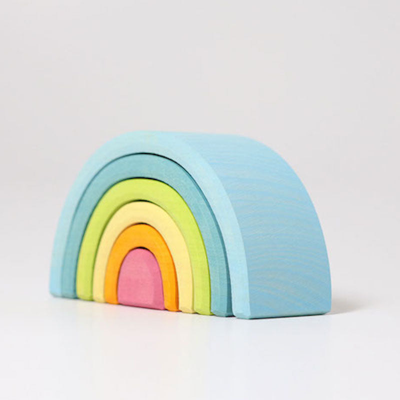 Grimm's Pastel Rainbow Elements Stacker Small