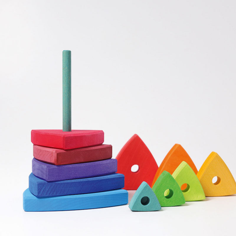Grimm's Rainbow Stacking Tower 2