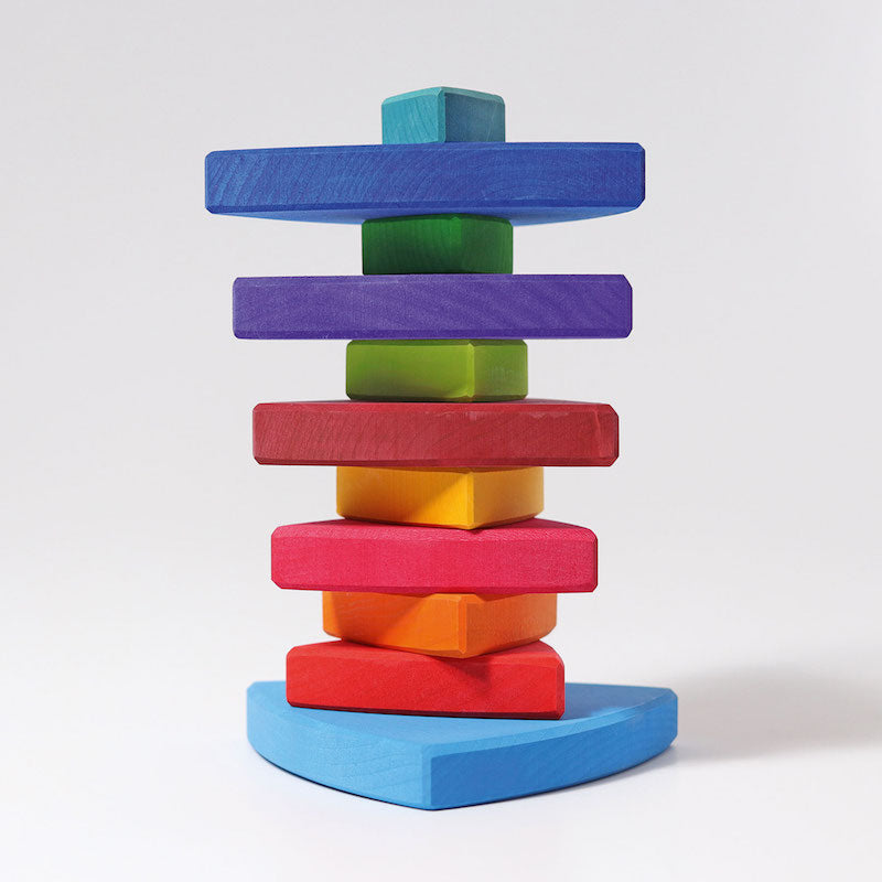 Grimm's Rainbow Stacking Tower 3