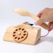 Grimm's Wooden Telephone handset up