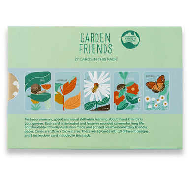 Two Little Ducklings Garden Friends Snap & Memory Cards Back Cover