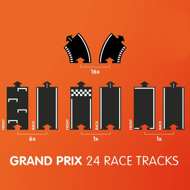 Waytoplay Grand Prix Set 24 Piece Pieces