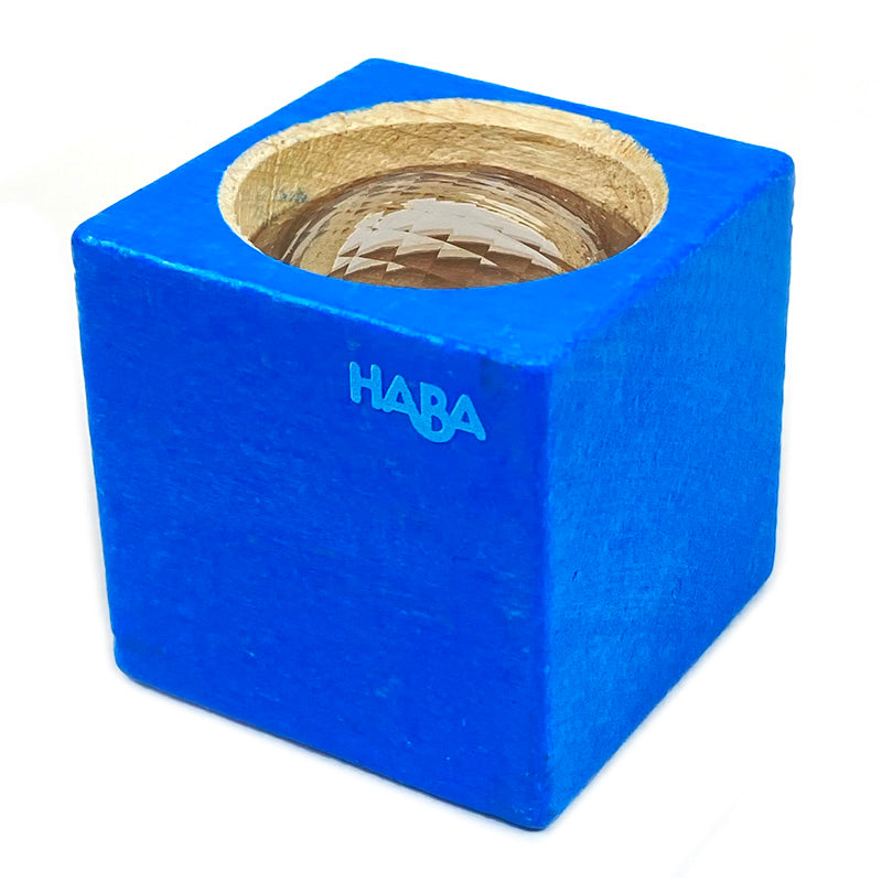 Haba Sound Block Blue Kaleidoscope ANgle