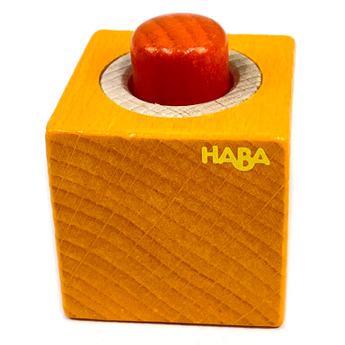 Haba Sound Block Orange Squeak Front