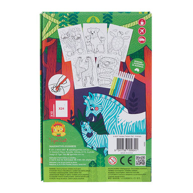 Tiger Tribe Hidden Pattern Set Animals Back Cover