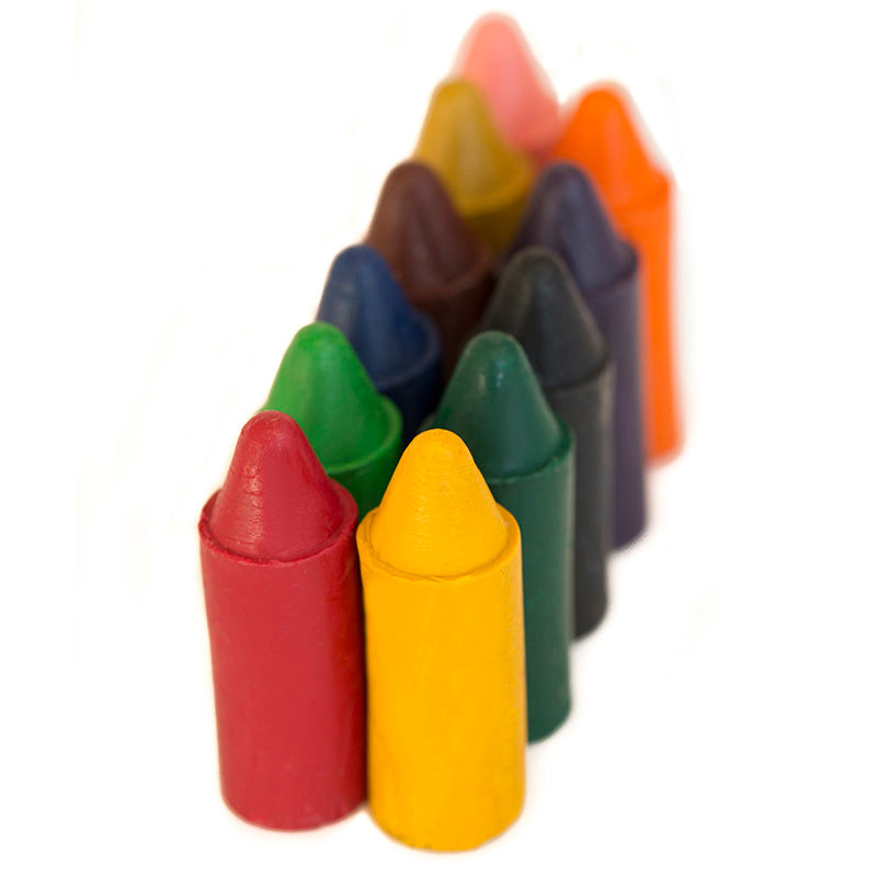Honeysticks Beeswax Crayons Original Lined Up