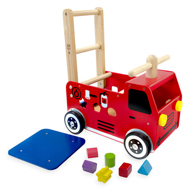 I'm Toy Walk & Ride Fire Engine Sorter Contents