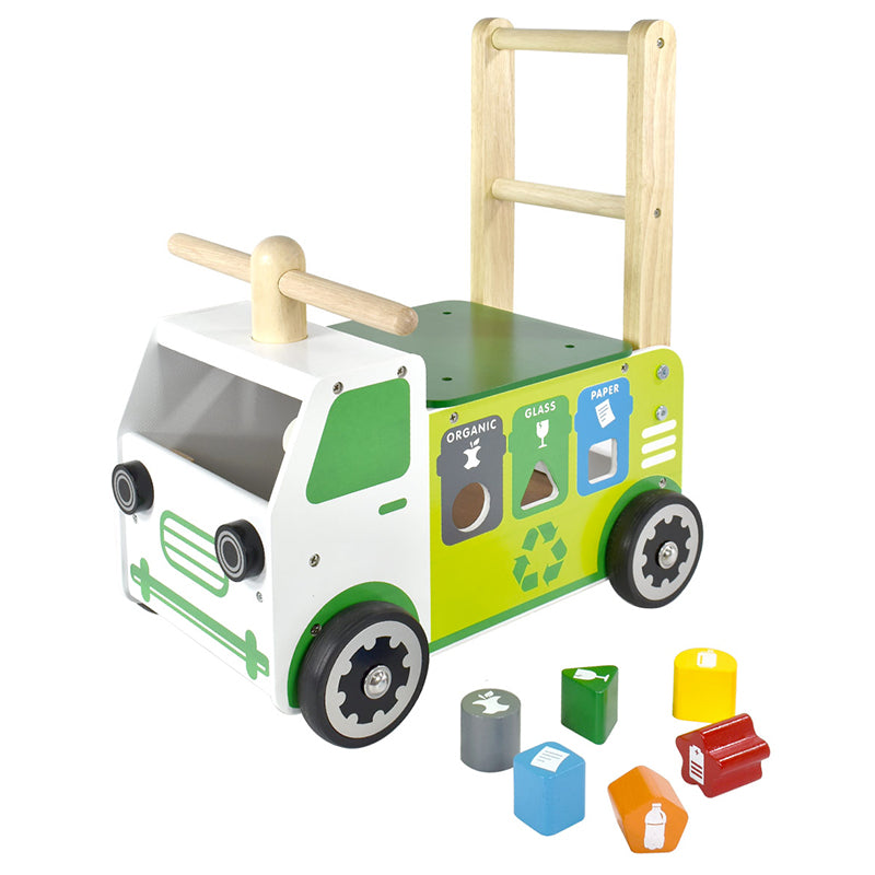 I'm Toy Walk & Ride Recycling Truck Sorter