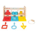 Janod Essentials Shapes Box with Keys Contents