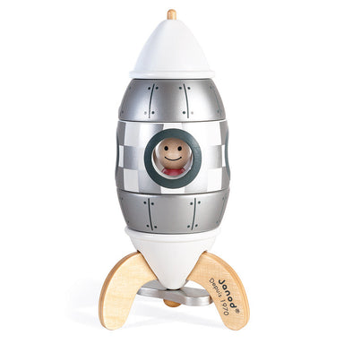 Janod Silver Magnetic Rocket