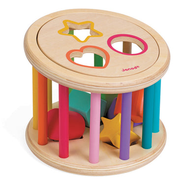 Janod Wooden Rolling Shape Sorter