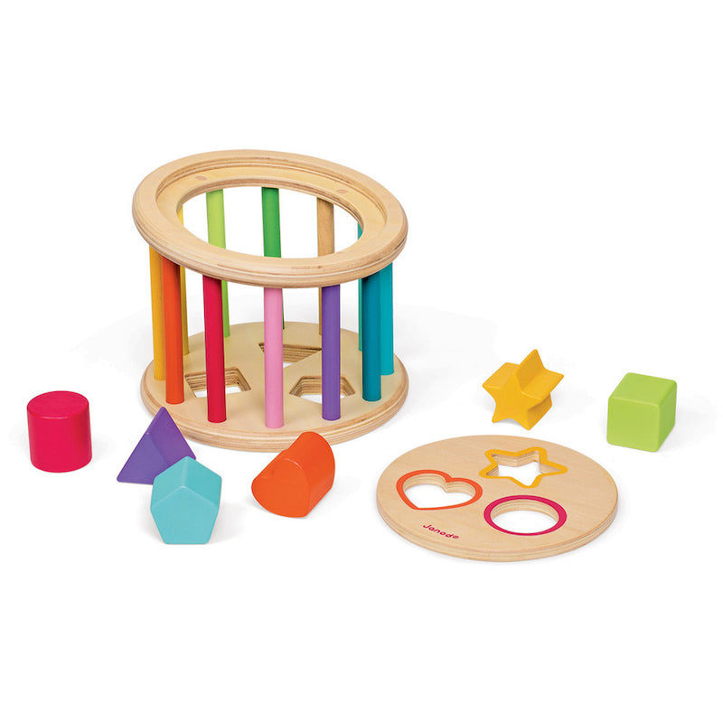 Janod Wooden Rolling Shape Sorter 2