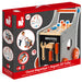 Janod Wooden Brico Kids DIY Trolley Silver Packaging