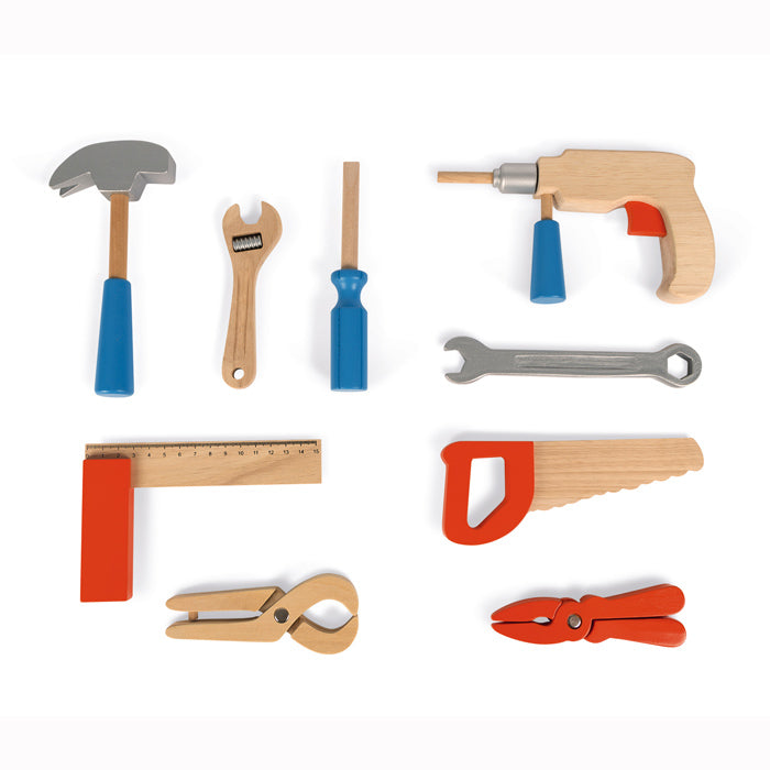 Janod Brico Kids Tool Box Pieces