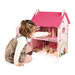 Janod Furnished Madamoiselle Doll House Pink With Girl