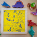 Kiddie Connect Dinosaurs Chunky Puzzle Pieces Out