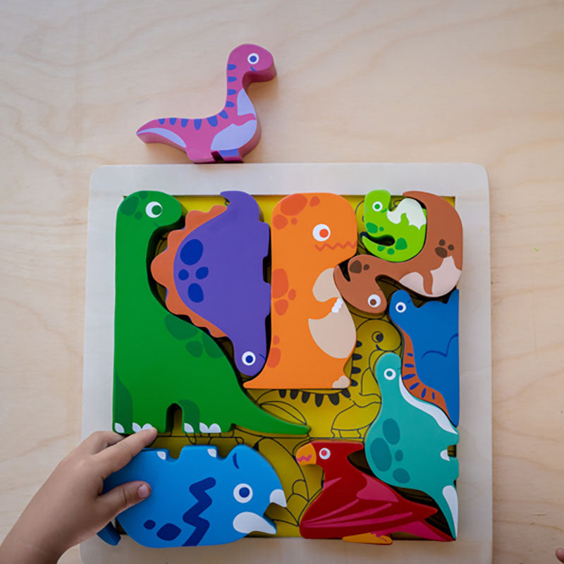 Kiddie Connect Dinosaurs Chunky Puzzle Top