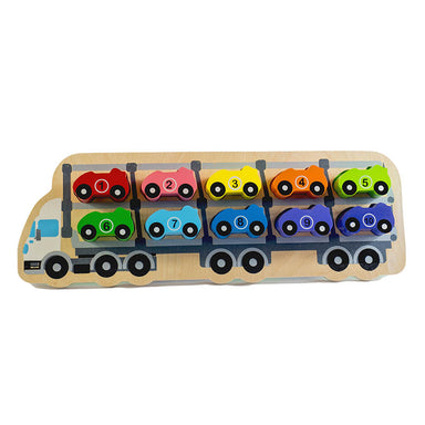 Kiddie Connect Wooden Counting Car Puzzle 2